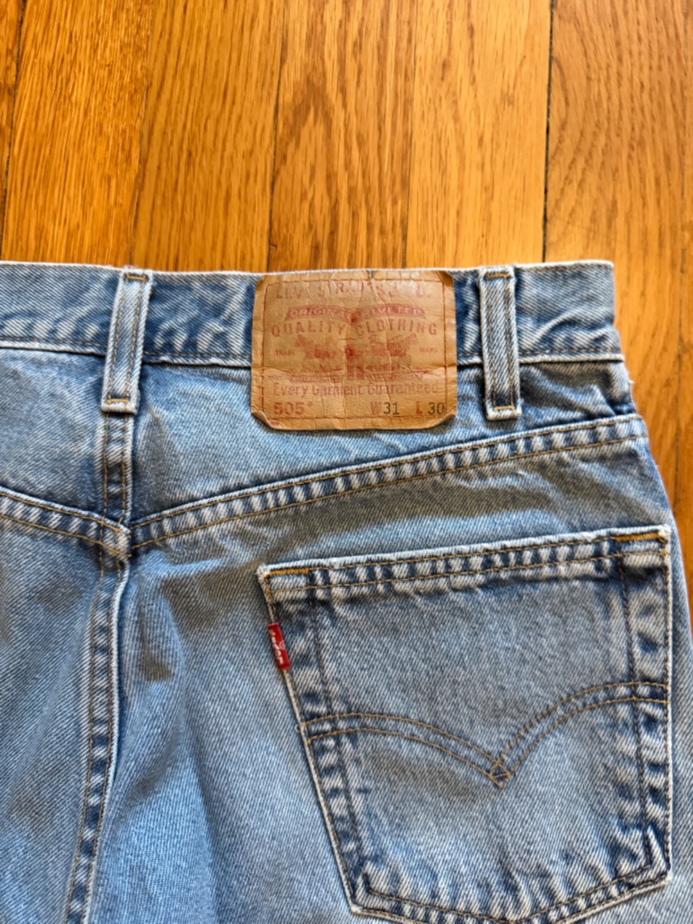 Levi's Light Blue Denim 505 Jeans
